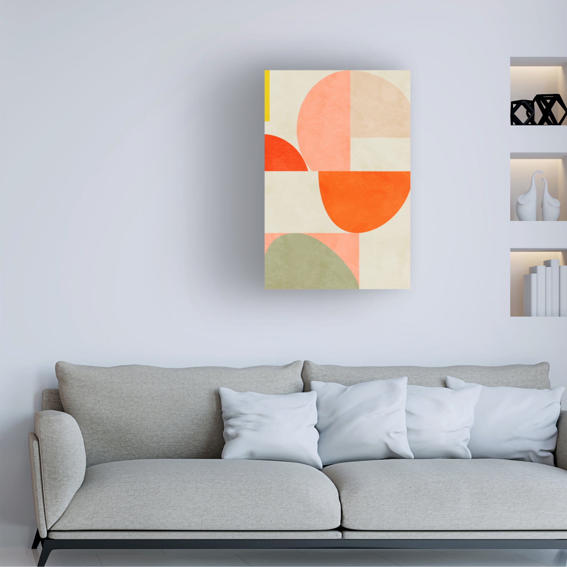 Trademark Fine Art Ana Rut Bre Summer Circles 2 Canvas Wall Art