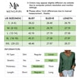 thumbnail image 4 of Mengpipi Women's V Neck Tops Long Sleeve T-Shirts Loose Fit Solid Color Lace Stitching Blouses Tunics Tops, Gray, 4 of 4