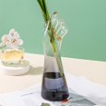 thumbnail image 3 of Hand Shaped Gradient Glass Vase Art Holding Plants Flower Container For Home Office Coffee Table Decor, 3 of 13