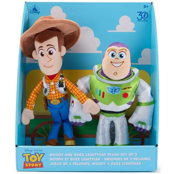 Disney 30th Anniversary Woody & Buzz Lightyear Plush Set