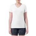 thumbnail image 4 of Athletic Works Women's Core Active Short Sleeve V-Neck T-Shirt, 3-Pack, 4 of 14