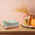 thumbnail image 2 of Maison Concepts Triple Layer Block Farm Fall Pumpkins (7L X 5W X 3H), 2 of 3