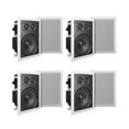 thumbnail image 5 of Pyle Home 6.5" 2 Way Enclosed In Wall/Ceiling Flush Mount Speaker Pair (4 Pack), 5 of 5