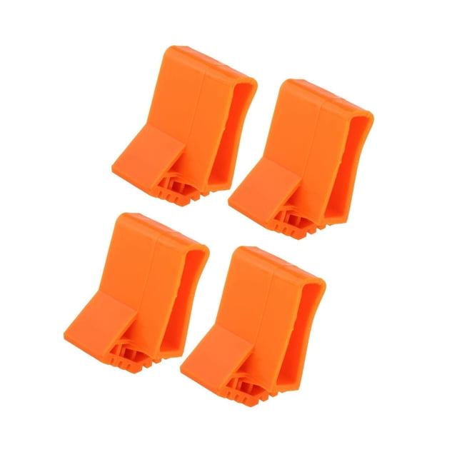4-Pack Ladder Feet Covers Attic Ladder Leg Durable Silicone Furniture Foot Yellow