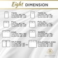 thumbnail image 6 of Navy Blue 4 PC Sheet Set - Soft and Comfy - By Crescent Bedding - 100% Satisfaction Guarantee (Queen, Navy), 6 of 6