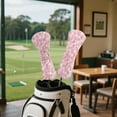 thumbnail image 4 of Yuyamidu Cute Axolotl Golf Headcovers PU Leather Golf Club Head Covers Cherry Blossom Driver Fairway Wood Hybrid Golf Head Cover, Pink, 4 of 8