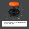 thumbnail image 5 of KFFKFF Adjustable Mechanics Rolling Creeper Seat Stool Tool Tray for Shop Garage, 5 of 9