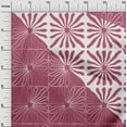 thumbnail image 3 of oneOone Georgette Viscose Pink Fabric Geometric Modern Flower Sewing Craft Projects Fabric Prints By Yard 42 Inch Wide, 3 of 4