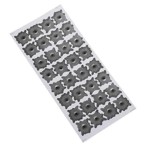 PHANY 5pcs Car-styling Stickers Funny Decal 3d Bullet Hole Graphics Motor Auto Decoration