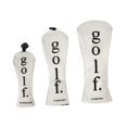 thumbnail image 3 of 3 fundas para palos de golf, fundas de madera para palos de golf, antiarañazos. Blanco, 3 of 8