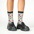 thumbnail image 4 of Honeii Colorful Dinosaurs Print Children's Colorful Socks,Unisex Kids and Toddlers' Cushioned Sock,Kids Athletic Crew Socks,for Everyday Wear and Sports, 4 of 5