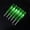 Green, variant on Okeba Archery Nocks LED Lighted Nocks for 6.2mm (6 Pack)