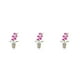 thumbnail image 4 of Flores artificiales Yuarrent Reemplazo decorativo Púrpura, 4 of 6