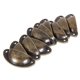 thumbnail image 4 of 12PCS Retro Kitchen Drawer Cabinet Door Handle Furniture Knobs Handware Cupboard Iron Antique Shell Pull Handles, 4 of 10