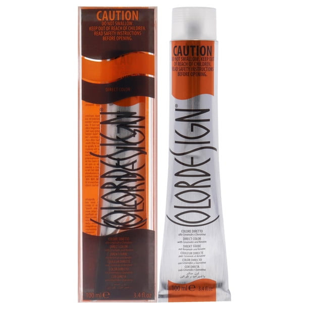 Color de cabello permanente directo - 6 Rubio oscuro de ColorDesign para unisex - Color de cabello de 3.4 oz