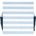 thumbnail image 5 of Gift Boutique Striped Cocktail Napkins, Light Blue & White, 100 Count, 2-Ply Disposable Beverage Napkins, 5x5 Folded, Party Supplies, 5 of 9