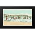 thumbnail image 2 of Detroit Publishing Co. 14x10 Black Modern Framed Museum Art Print Titled - Surf Bathing, Long Beach, Calif., 1898, 2 of 5