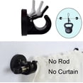 thumbnail image 5 of ThrottleT-Magnetic Curtain Rod Bracket-NO Rod , Towel Bar Bracket , No Drill Curtain Rod Holder for Poles of 0.4~0.86 Inch (Black X 8), 5 of 13