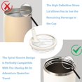 thumbnail image 3 of xianyou-2 Pack Couvercle de Paille Rabattable de 40 oz pour Gobelet Compatible avec Stanley Quencher, Couvercle Anti-Déversement pour Gobelet Stanley Réutilisable hydro, 3 of 4