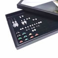 thumbnail image 3 of kurtrusly 100 Slots Ear Studs Ring Brooches Pin Storage Box Organizer Show Holder Jewelry Display Case, 3 of 8