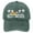 Green, variant on Sun Hats for Women Unisex Gulf Of Mexico Palm Tree Print Denim Baseball Cap Black One Size