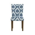 thumbnail image 5 of HomePop Classic Parsons Dining Chair, Set of 2, Blue Ikat Medallion Print, 5 of 9