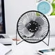 thumbnail image 1 of Ventilador de escritorio USB, ventilador de escritorio negro de 6 pulgadas, 1 of 6