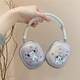 thumbnail image 2 of Cute Cartoon Case for AirPods Max Headphones,Clear Soft TPU Skin Anti-Scratch,Transparent Accessories Ultra Protective Cover for AirPods Max (Cat), 2 of 16