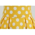 thumbnail image 5 of Kiijoy Girls Polka Dot Short Sleeve Polo Dress Vintage Elegant Party Dress, Sizes 7-8, 5 of 8
