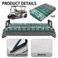 thumbnail image 6 of Yuyamidu Southwest Aztec Horse Golf Cart Seat Covers Club Car Seat Cover for 2 Passenger Golf Cart Cushion Cover Green Golf Cart Seat Towel Blanket Winter Outdoor Decor, 6 of 8