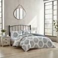 thumbnail image 2 of Stone Cottage - King Duvet Cover Set, Reversible Cotton Sateen Bedding with Matching Shams, All Season Home Decor (Bristol Grey, King), 2 of 10