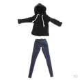 thumbnail image 1 of Sudadera con capucha y pantalones Vaqueros para muñecas BJD 1/6 Sunnimix Ropa de muñecas BJD de 11 pulgadas, 1 of 8