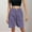 Purple, variant on Women's Fashionable Capris Spring And Summer Button Up High Waisted Wide Leg Shorts Women's Shorts Denim plus Size Tops for Women Short Sleeve Womens Shorts Casual Womens Short Sleeve Tunic Tops