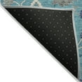 thumbnail image 3 of Addison Rugs Chantille Indoor/Outdoor Traditional Oushak Teal Washable Rectangle Rug, 3' x 5', 3 of 6