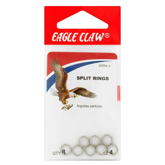 Eagle Claw Fishing Tackle, 01143-004 Split Rings Size 4