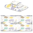 thumbnail image 2 of Coolnut Cartoon Space Bathroom Towel Set Absorbent Soft 3-Piece Bath Towel Hand Towel Washcloth Decorative Towels for Bathroom Gym Hotel Beach Swimming Pool Washcloth Gift, 2 of 7