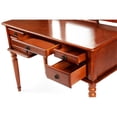 thumbnail image 4 of Bowery Hill Manufactured Wood Cherry Vanity Set Tri-Fold Mirror 54" Unassembled, 4 of 8
