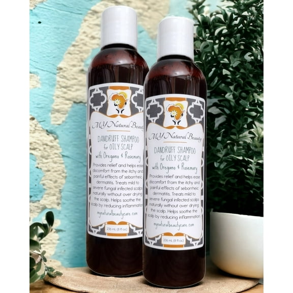 DANDRUFF SHAMPOO (OREGANO & ROSEMARY) | OILY Scalp x 2