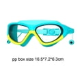 thumbnail image 5 of Gafas de natación shamjiam para niños con tapones para los oídos Amarillo verde, 5 of 5