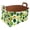 Multicolor 3, variant on Yellow and Blue Floral Storage Basket Collapsible Storage Bin, PU Foldable Basket Convenient Box Storage Organizer with Handles for Shelves Office Bedroom Closet Nursery Toys Laundry