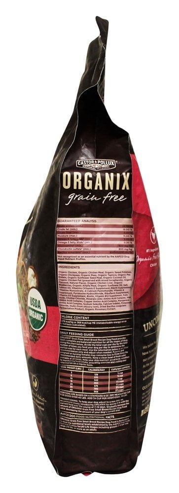 organix grain free small breed