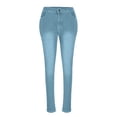thumbnail image 4 of GUACER Women's Skinny Jeans Trendy Stretchy High Waisted with Pockets Slim Jeggings Casual Denim Straight Leg Pants, 4 of 9