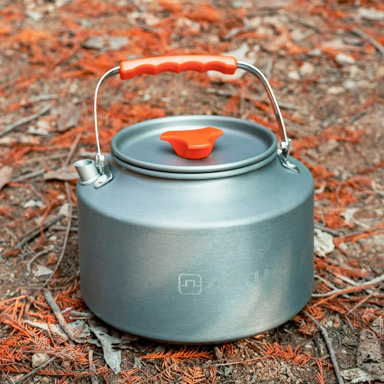 Yungwalm Camping Kettle Portable Lightweight Aluminum Camping Kettle  Portable Ultralight Aluminum Teapot for Backpacking Hiking Camping and  Picnic expert 