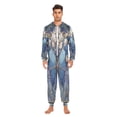 thumbnail image 2 of IAUYY Unisex Adult Onesie Pajamas Ultra-Soft Crystal-Soft Fabric, Halloween Adult Onesie Pajamas Adults,With a Zipper Plus Size Onesie Pajamas, The Butterfly Rest, 2 of 6