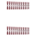 thumbnail image 3 of Prensa extra larga Qarigey 24 piezas de uñas postizas sólidas duradero resistente a los arañazos NO1, 3 of 6
