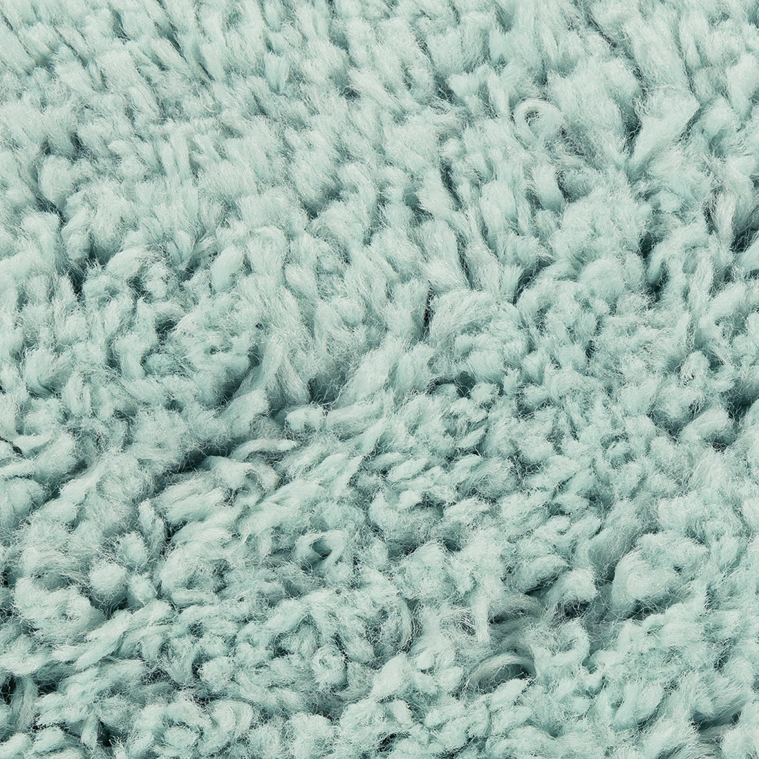 Mainstays Solid Plush Transitional Aqua Shag Indoor Area Rug, 3'x4'8"