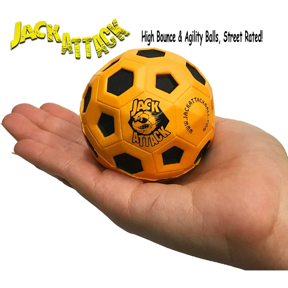 Jack Attack Xtreme High Bounce & Agility Ball “Street Rated” Great For