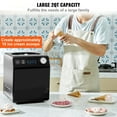 thumbnail image 2 of KFFKFF Vertical Ice Cream Machine with Integrated Compressor, 2 Quart Instant Fruit Yogurt Device, Stainless Steel Electronic Sorbet Creator, 4 Function Gelato Producer with Digital Screen & Timer, 2 of 9