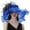 Blue, variant on Fascinators Hats for Women British European American Style Multi Color Hat Elegant Personality Spring Summer Outer Sun Visor