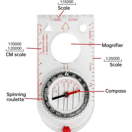 Victorinox Compass/Ruler, Magnifying Glass, Thermometer - Walmart.com